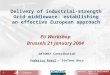 1 Defence, Space & Environment Division Delivery of industrial-strength Grid middleware: establishing an effective European approach EU Workshop Brussels