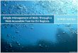 Simple Management of Risks Through a Web Accessible Tool for EU Regions SMART WATER