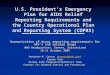 U.S. Presidents Emergency Plan for AIDS Relief Reporting Requirements and the Country Operational Plan and Reporting System (COPRS) Harmonization of donor