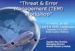 Captain Don Gunther Managing Director Human Factors & Safety Threat & Error Management (TEM) Workshop 3 rd IATA –ICAO LOSA & TEM Conference September 13-14,