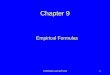 Timberlake LecturePLUS1 Chapter 9 Empirical Formulas