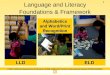 11 © 2012 California Department of Education (CDE) California Preschool Instructional Network (CPIN) 5/31/2012 Language and Literacy Foundations & FrameworkLLDELD