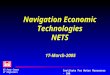 US Army Corps of Engineers Institute For Water Resources - IWR Navigation Economic Technologies NETS 17-March-2005