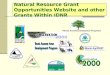 Natural Resource Grant Opportunities Website and other Grants Within IDNR Illinois Forestry Assistance Programs