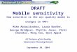 DRAFT Mobile sensitivity How sensitive is the air quality model to changes in VMT? Mike Abraczinskas, Laura Boothe, George Bridgers, Phyllis Jones, Vicki