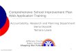 Last Revised 9/8/07 1 Comprehensive School Improvement Plan Web Application Training Accountability, Research and Planning Department Dena Dossett Tamara