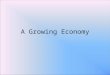 A Growing Economy. What is an economic boom? A rapid growth in a countrys moneymaking that leads to increased prosperity. The economic boom in America