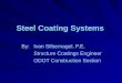 Steel Coating Systems By:Ivan Silbernagel, P.E. Structure Coatings Engineer ODOT Construction Section
