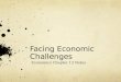 Facing Economic Challenges Economics Chapter 13 Notes