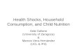 Health Shocks, Household Consumption, and Child Nutrition Aida Galiano (University of Zaragoza) & Marcos Vera-Hernández (UCL & IFS)