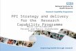 PPI Strategy and delivery for the Research Capability Programme Maria von Hildebrand Patient and Public Stakeholder Engagement Manager