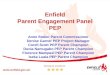 Enfield Parent Engagement Panel PEP Anne Stoker Parent Commissioner Denise Garner PEP Project Manager Corell Scott PEP Parent Champion Dunia Namugabo PEP