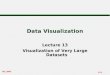 13.1 Vis_2003 Data Visualization Lecture 13 Visualization of Very Large Datasets
