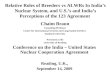 Relative Roles of Breeders vs ALWRs In Indias Nuclear System, and U.S.s and Indias Perceptions of the 123 Agreement Chaim Braun Consulting Professor Center