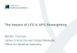 The Impact of LFS & APS Reweighting Marilyn Thomas Labour Force Survey Output Manager, Office for National Statistics