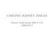 CHRONIC KIDNEY DISEAS Hisham Abdelwahab MRCP U.K MMed/SCI