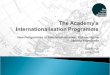 New Perspectives of Internationalisation: Enhancing the Student Experience Edinburgh 12 June 2009