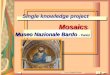 Prof.ssa Grazia DAuria 1 Single knowledge project Mosaics Museo Nazionale Bardo - Tunisi Mosaics