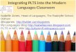 Integrating PLTS into the Modern Languages Classroom Isabelle Jones, Head of Languages, The Radclyffe School, Oldham @icpjones //twitter.com/icpjones