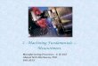 2 - Machining Fundamentals – Measurement Manufacturing Processes - 2, IE-352 Ahmed M El-Sherbeeny, PhD Fall-2013