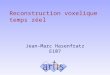 Reconstruction voxelique temps réel Jean-Marc Hasenfratz E107