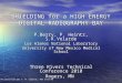 SHIELDING for a HIGH ENERGY DIGITAL RADIOGRAPHY BAY P.Berry, P. Heintz, S.K.Velarde Los Alamos National Laboratory University of New Mexico Medical School