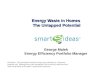 Energy Waste in Homes The Untapped Potential Energy Waste in Homes The Untapped Potential George Malek Energy Efficiency Portfolio Manager Disclaimer: