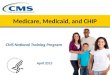 Medicare, Medicaid, and CHIP April 2013 CMS National Training Program