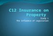 Study 1 The Influence of Legislation. Introduction Provincial Legislation The laws of each province govern insurance contracts within the boundaries of