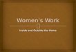 Inside and Outside the Home. Women do twice as much household labor as men (2006) Married women spend 97 minutes per day doing housework while men spend