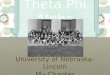 Theta Phi Alpha University of Nebraska-Lincoln Mu Chapter
