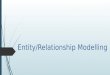 Entity/Relationship Modelling. Topics To Be Covered In This Lecture Entity/Relationship models Entities and Attributes Relationships Attributes E/R Diagrams