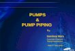 Pump & pump piping  presentation