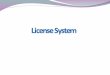 What is license A unique license number is given at the time of new installation.(For example: Lic no. olk162531) A software license both imposes restrictions