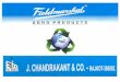 J. CHANDRAKANT & COMPANY FIELDMARSHAL HIGH SPEED HORIZONTAL PUMPSET MODEL:- FM170 / FM175 Range :- 4 HP& 5 HP. Fuel :- Diesel. Uses :- Pumset (Size 3x