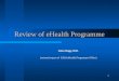 1 Review of eHealth Programme Geza Nagy, M.D. (external expert of ESKI eHealth Programme Office)