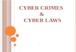 08 CYBER CRIME & CYBER LAWS FINAL PPT