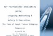 Key Performance Indicators (KPIs), Shipping Marketing & Safety Orientation. The Case of Greek Tanker Shipping Companies presented by Dr. Evi Plomaritou