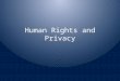 Human Rights and Privacy. Basic Concepts Is it good enough to know the definition of a concept or term? Difference between political philosophy and political