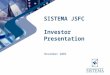 SISTEMA JSFC Investor Presentation November 2003