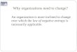 Why Organizations need to change