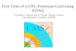 First Tests of a GTL-Prototype-Card using XDAQ S. Kostner, J. Strauss and A. Taurok (Hephy, Vienna) with help from J. Gutleber (CERN)