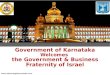 Government of Karnataka Welcomes the Government & Business Fraternity of Israel 