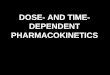 DOSE- AND TIME- DEPENDENT PHARMACOKINETICS. CAUSES OF DOSE- OR TIME-DEPENDENT KINETICS PROCESS EXAMPLEPARAMETER Saturable gut wall transport riboflavin