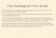 The Geological Time Scale 8-2.4 Recognize the relationship among the unitsera, epoch, and periodinto which the geologic time scale is divided. 8-2.5 Illustrate