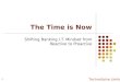 TechnoSolve Limited The Time is Now Shifting Banking I.T. Mindset from Reactive to Proactive 1