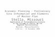 Economic Planning – Preliminary Site Information and Elements of Master Plan Stella, Missouri Application of Sustainability Criteria to the Village of