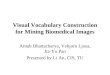 Visual Vocabulary Construction for Mining Biomedical Images Arnab Bhattacharya, Vebjorn Ljosa, Jia-Yu Pan Presented by Li An, CIS, TU