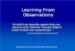 05.1-LearningObserv-OBJECT ORIENTED ANALYSIS AND DESIGN