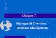 Chapter 7 Managerial Overview: Database Management